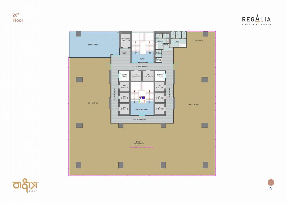 regalia Regalia Cluster Plan for 26th Floor
