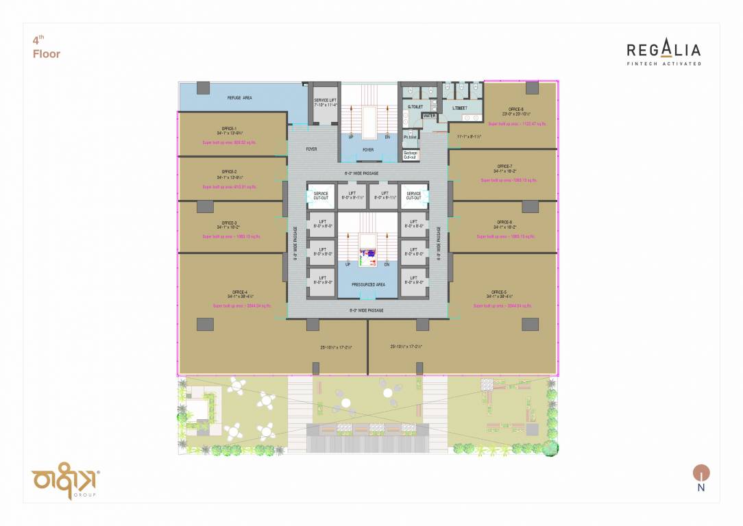 regalia Regalia Cluster Plan for 4th Floor