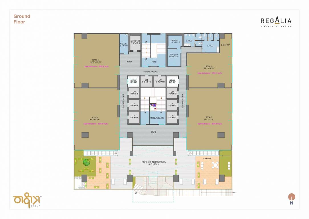 regalia Regalia Cluster Plan for ground Floor