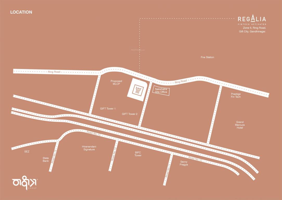 regalia Location Plan