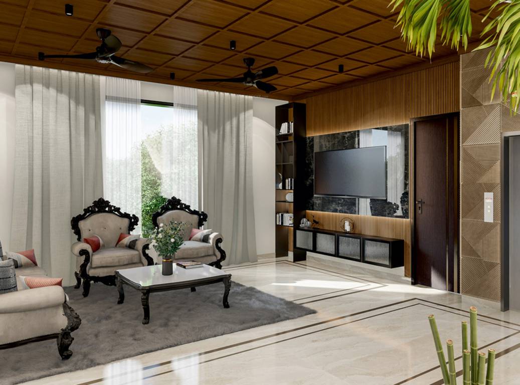  chiron villa Living Area