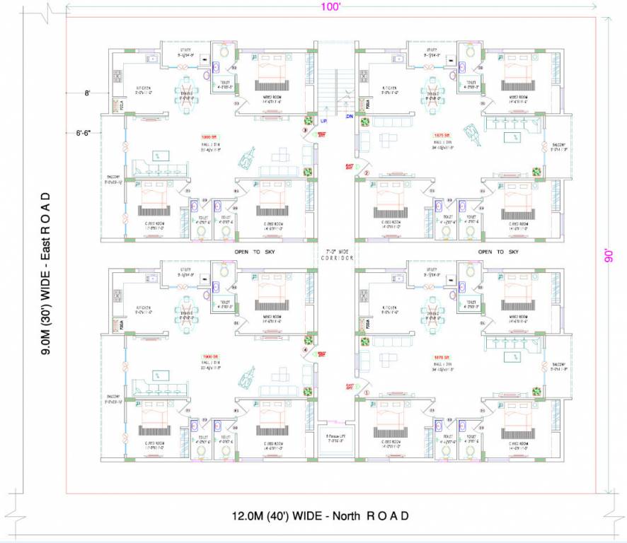  celestia Ideal Celestia Cluster Plan from 1st to 6th Floor