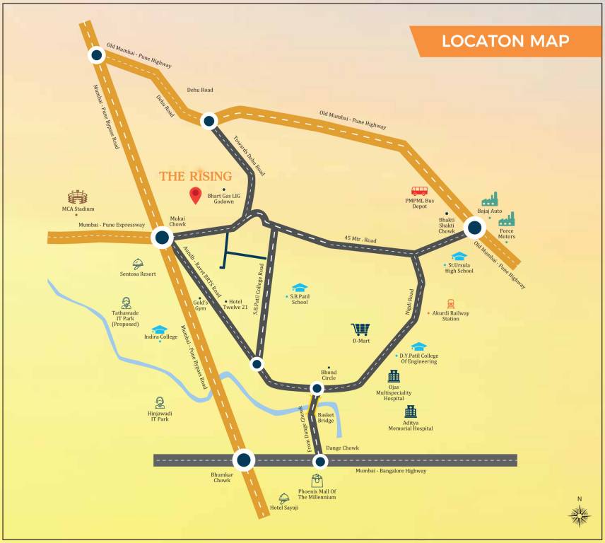  the rising Location Plan