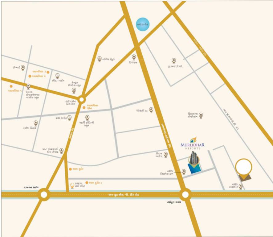  murlidhar glory Location Plan