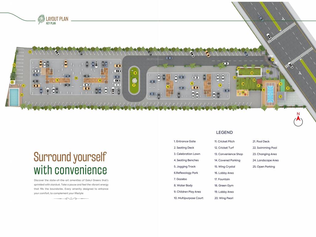  gokul greens Layout Plan