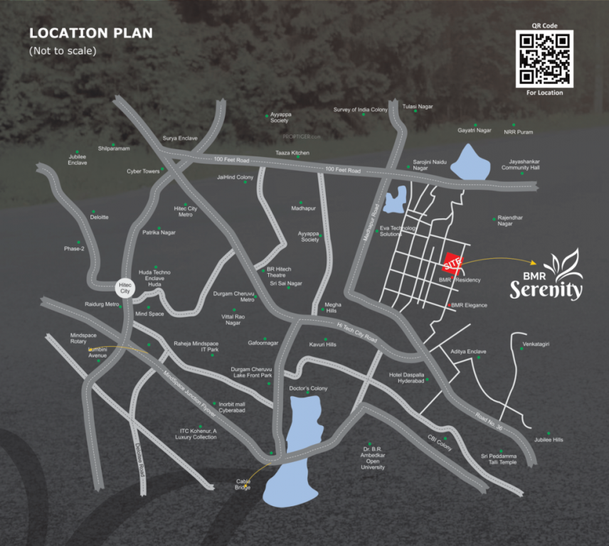  serenity Location Plan