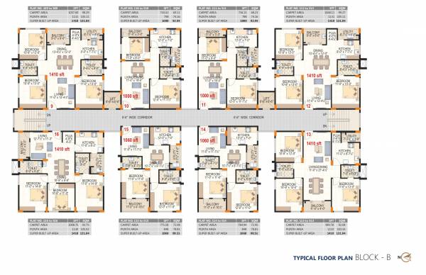  green-towers Block A Cluster Plan