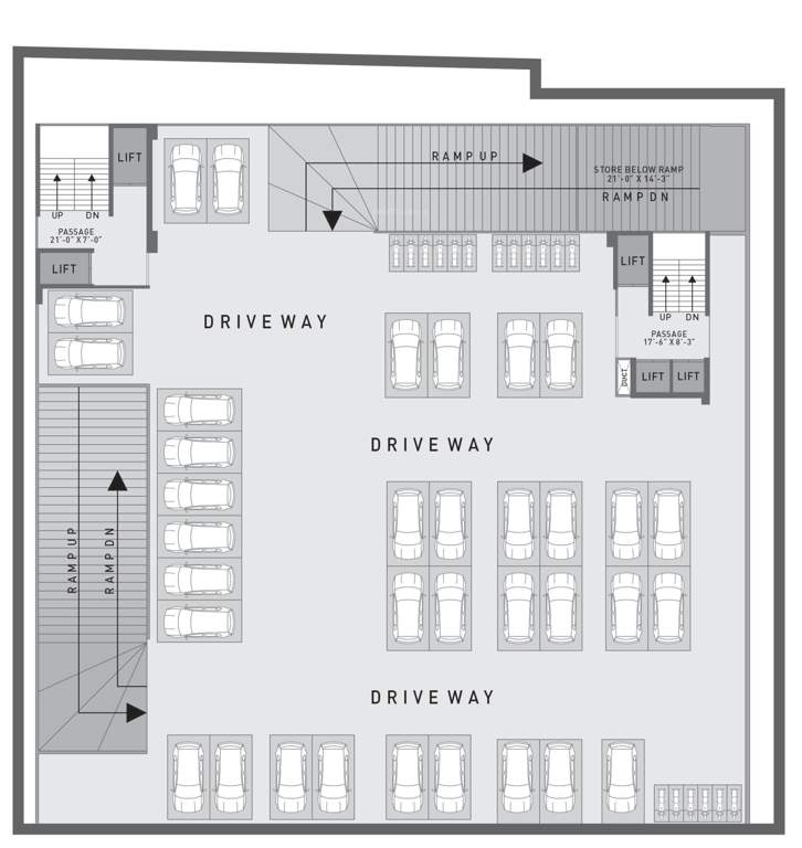 signature Signature Basement Floor Cluster Plan