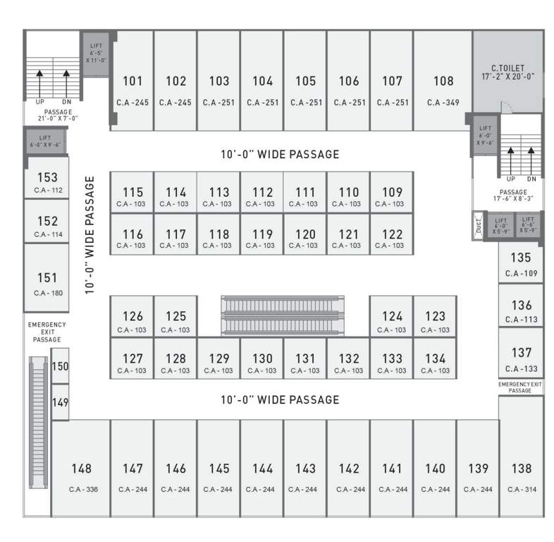signature Signature Cluster Plan for 1st Floor