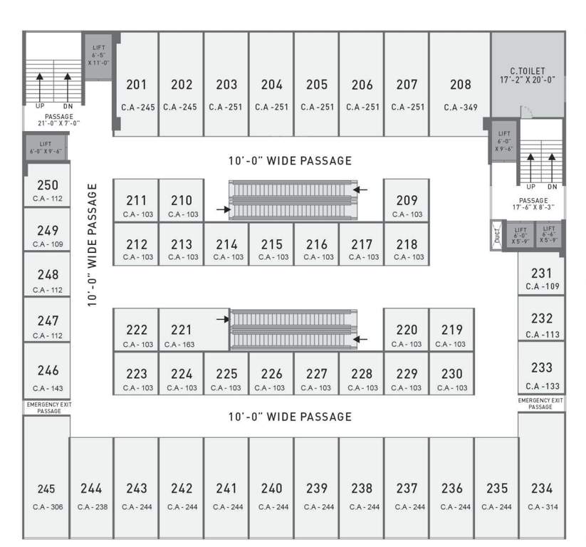 signature Signature Cluster Plan for 2nd Floor