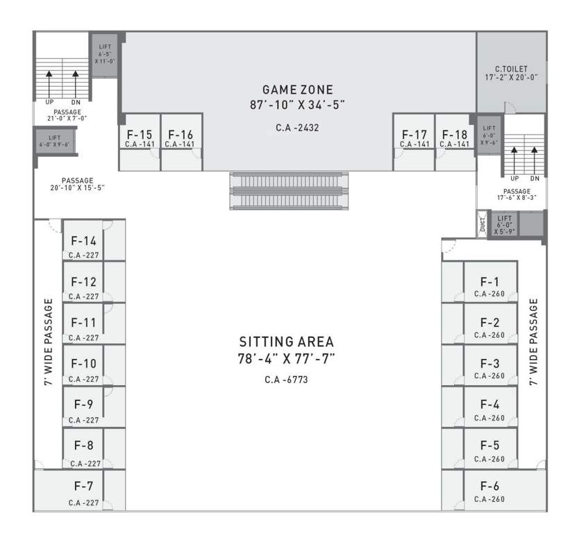 signature Signature Cluster Plan for 4th Floor