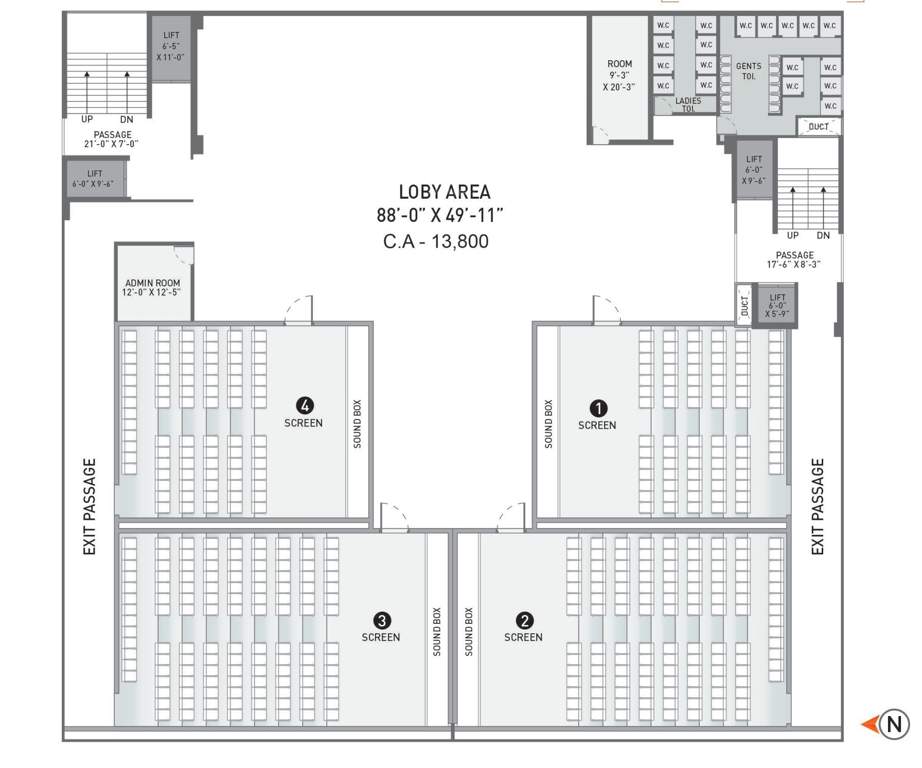 signature Signature Cluster Plan for 5th Floor
