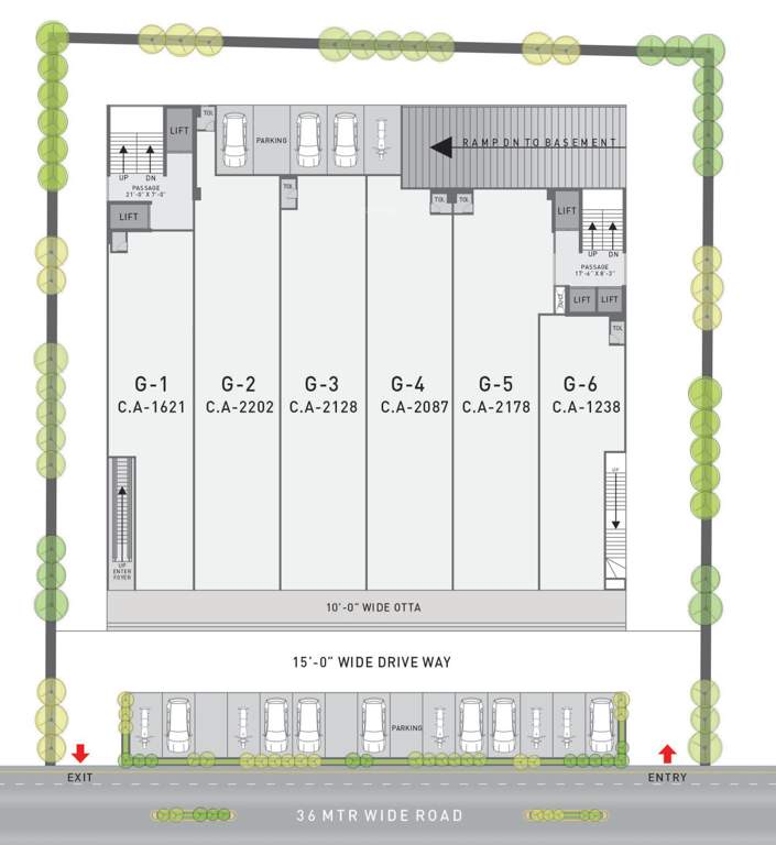 signature Signature Ground Floor Cluster Plan