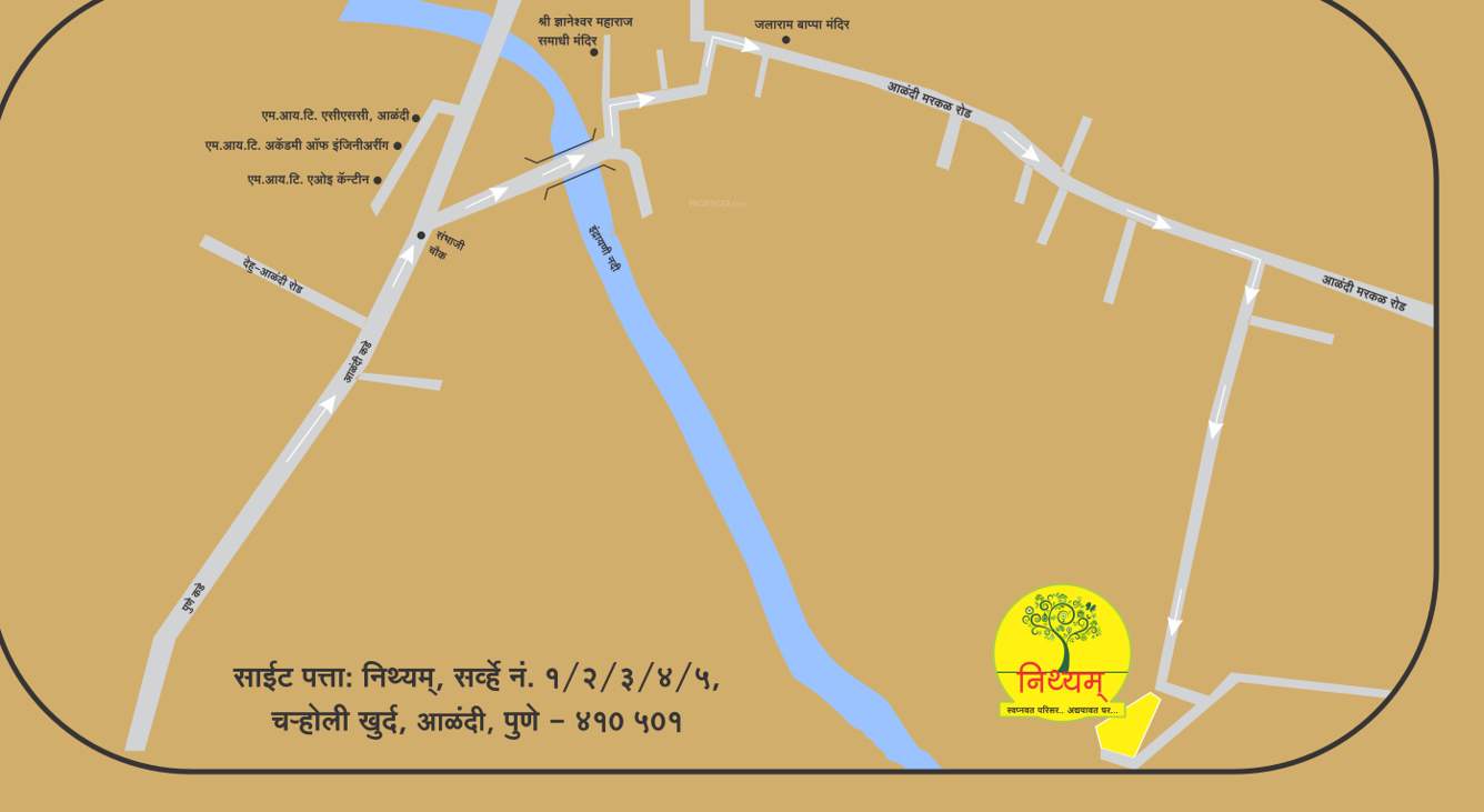  nithyam phase ii Location Plan