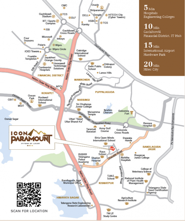  paramount Location Plan