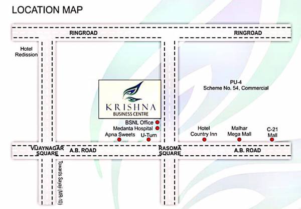  krishna-business-centre Location Plan