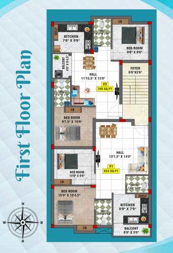  sai-moon-star Sai Moon star Cluster Plan for 1st Floor