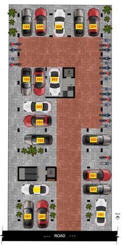  kalpa-viruksha Kalpa Viruksha Stilt Floor Cluster Plan