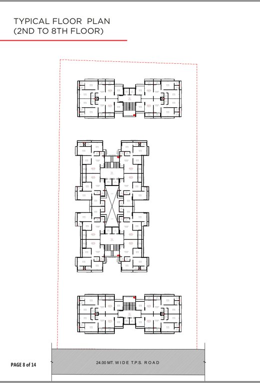 status sky Block A , Block B, Block C, Block D Basement Cluster Plan