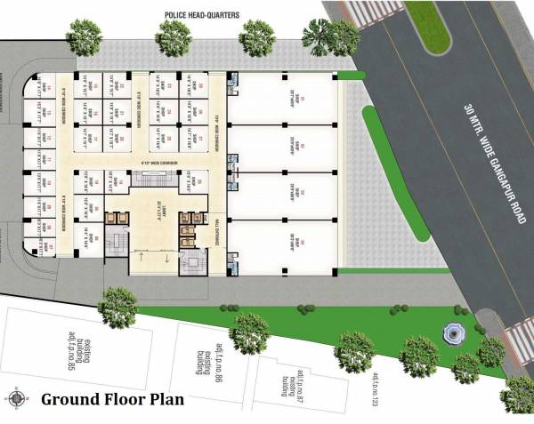  times-square Times Square Ground Floor Cluster Plan