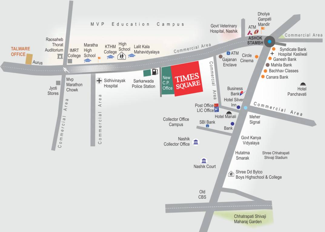  times square Location Plan