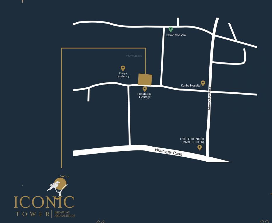  iconic tower Location Plan