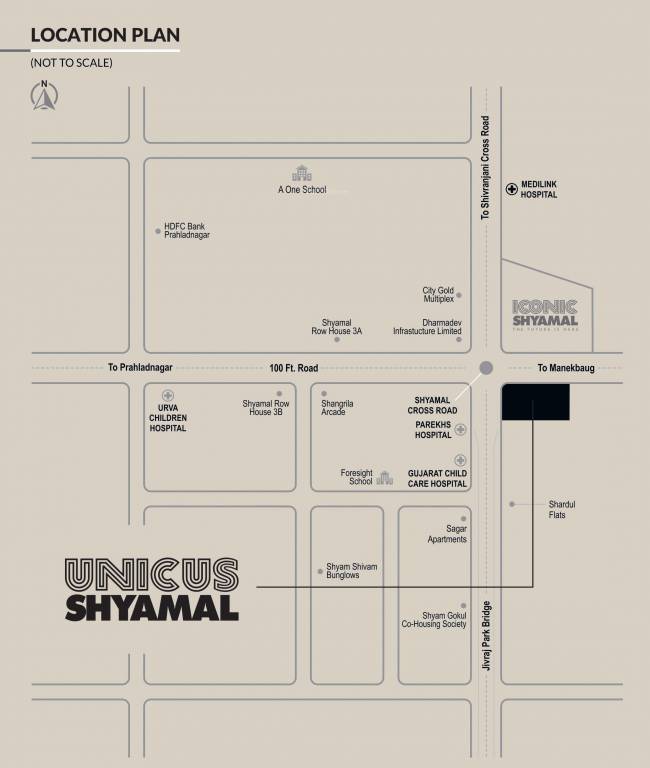  unicus shyamal Location Plan