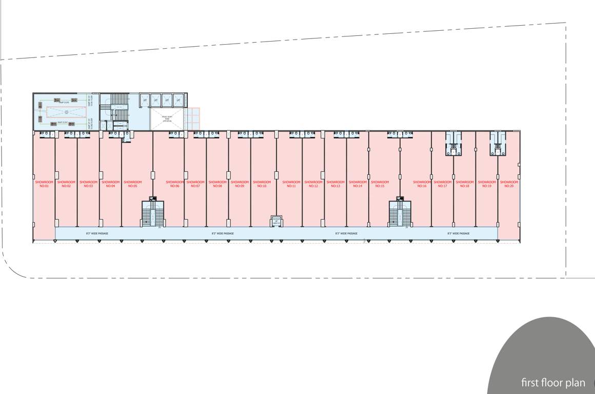  corporates Corporates Cluster Plan for 1st Floor