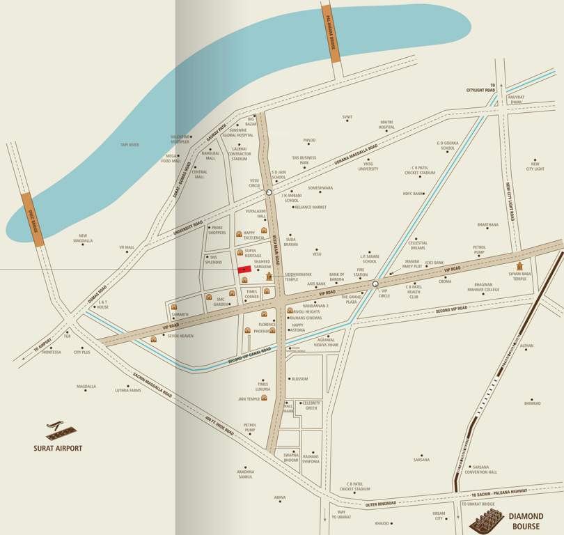  om shashwat Location Plan