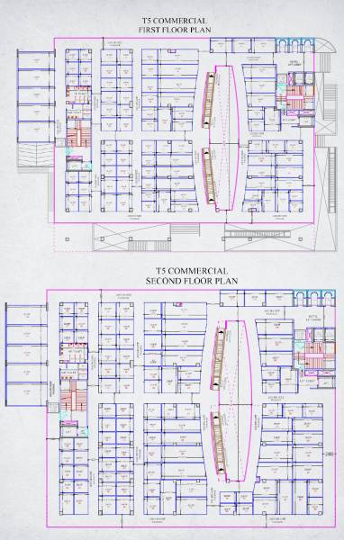  janpath Migsun  Janpath Cluster Plan from 1st to 2nd Floor
