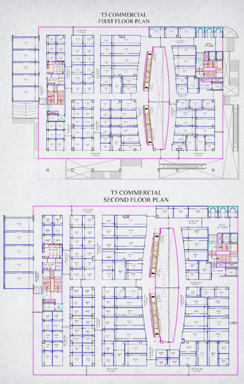  janpath Migsun  Janpath Cluster Plan from 1st to 2nd Floor