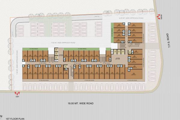  gravitas Gravitas Cluster Plan for 1st Floor