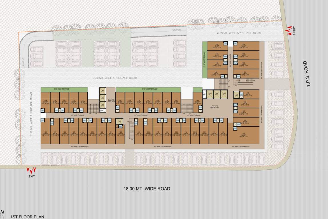  gravitas Gravitas Cluster Plan for 1st Floor