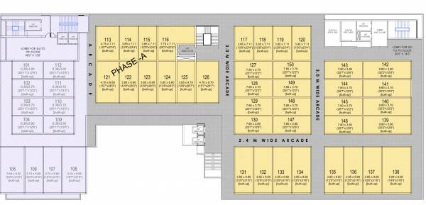 Cluster Plan For 1st Floor gold-plaza Cluster Plan For 1st Floor