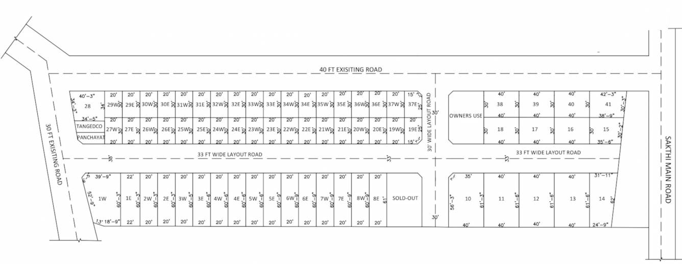 north gate Layout Plan