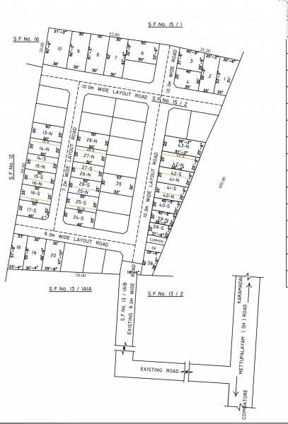  ooty-garden Layout Plan