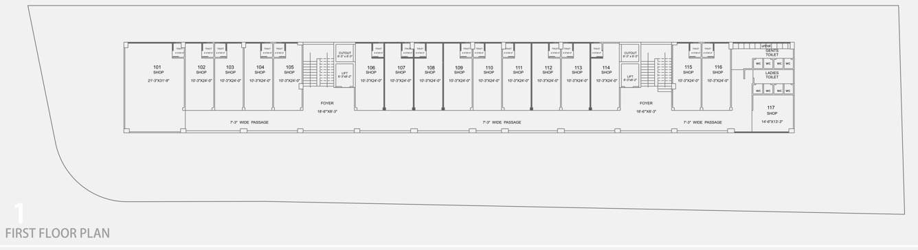  s one A+B Cluster Plan For 1st Floor