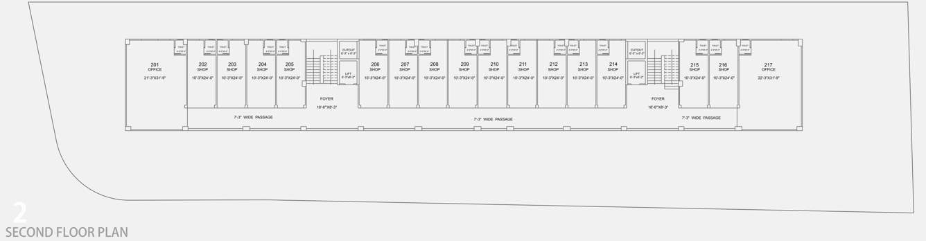  s one A+B Cluster Plan For 2nd Floor