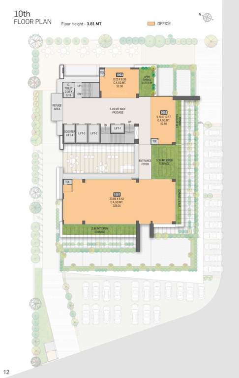 the profit The Profit Cluster Plan for 10th Floor
