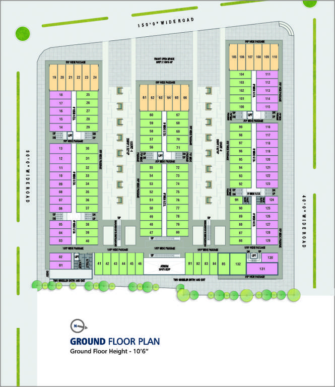  international fashion market International Fashion Market Cluster Plan for ground Floor