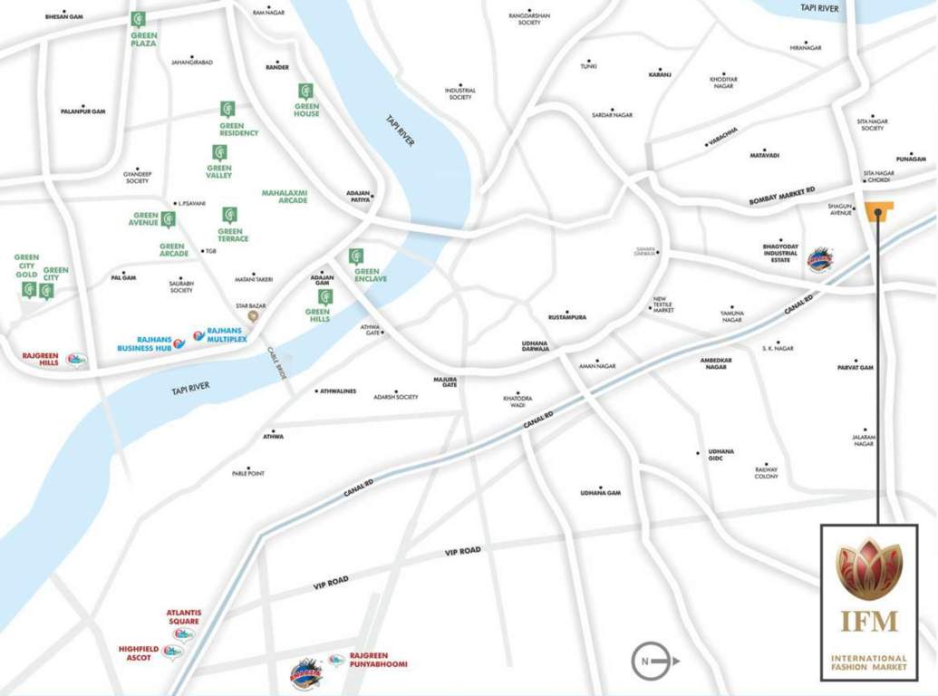  international fashion market Location Plan