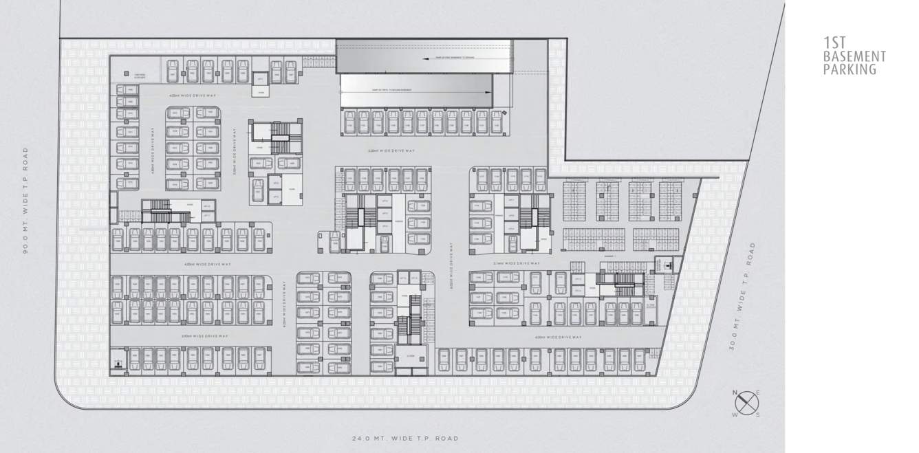  emporis Emporis Cluster Plan For 1st Basment Parking