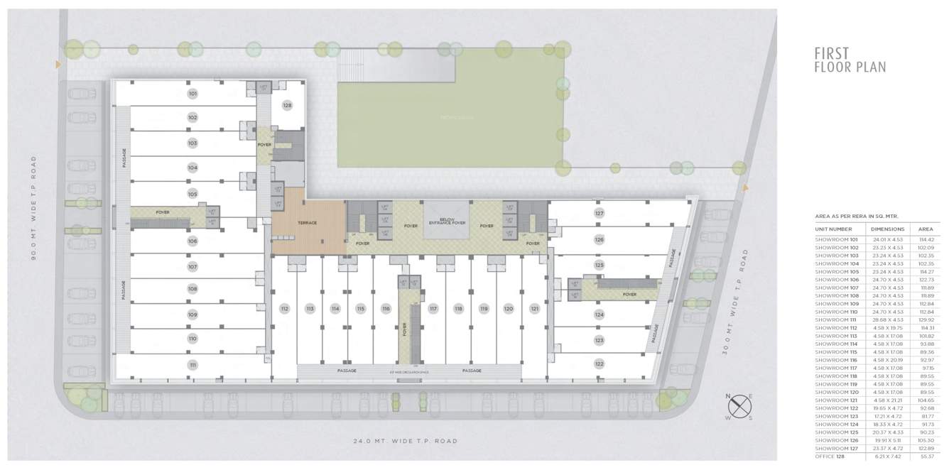  emporis Emporis Cluster Plan For 1st Floor