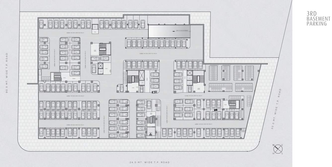  emporis Emporis Cluster Plan For 3rd Basement Parking