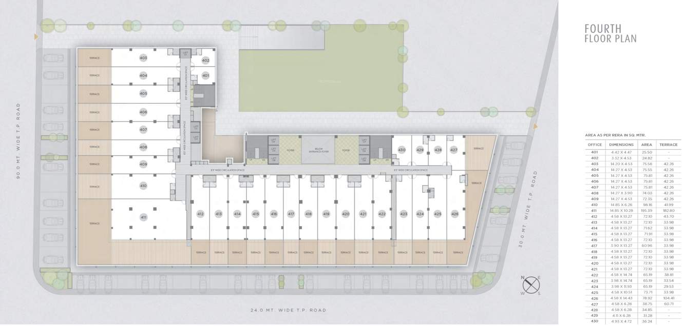  emporis Emporis Cluster Plan For 4th Floor