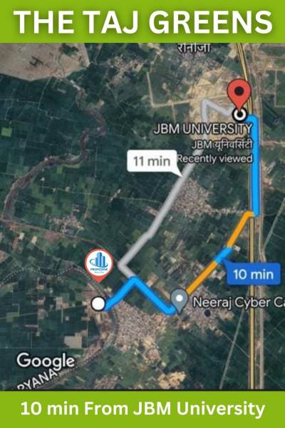  the-taj-greens Location Plan