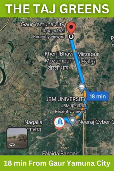  the-taj-greens Location Plan