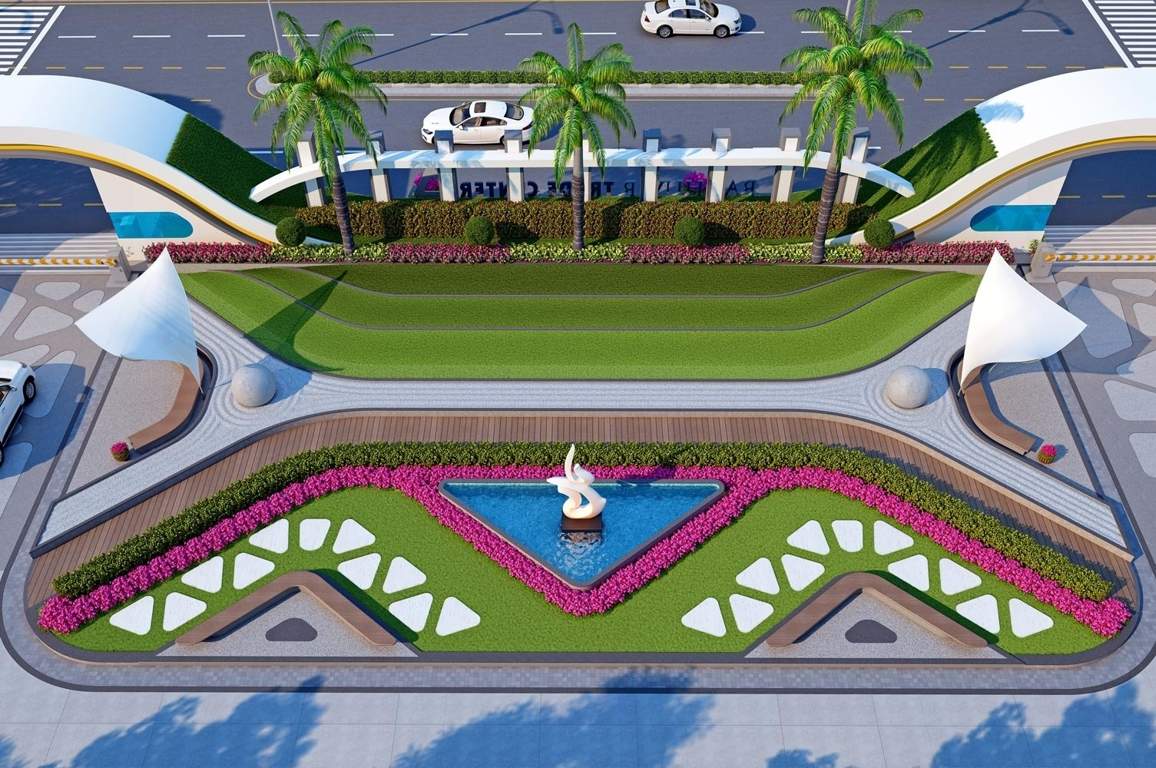 trade center Landscape Garden and Tree Planting