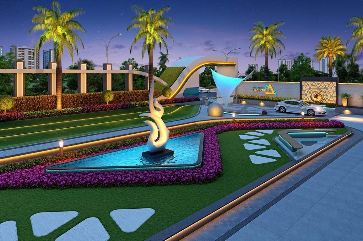 trade center Landscape Garden and Tree Planting