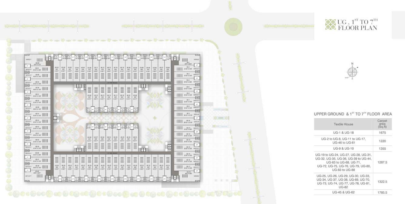  scarlett Raghuvir Scarlett Cluster Plan from 1st to 7th Floor